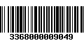 Código de Barras 3368000009049