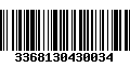 Código de Barras 3368130430034