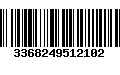 Código de Barras 3368249512102