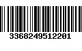 Código de Barras 3368249512201