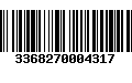 Código de Barras 3368270004317