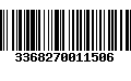 Código de Barras 3368270011506