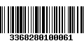 Código de Barras 3368280100061