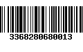 Código de Barras 3368280680013