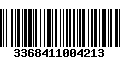 Código de Barras 3368411004213