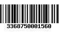 Código de Barras 3368750001560