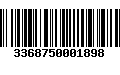 Código de Barras 3368750001898