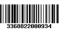 Código de Barras 3368822000934