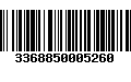 Código de Barras 3368850005260