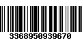 Código de Barras 3368950939670