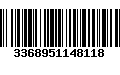 Código de Barras 3368951148118