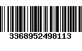 Código de Barras 3368952498113