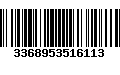 Código de Barras 3368953516113