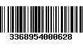 Código de Barras 3368954000628