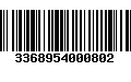 Código de Barras 3368954000802