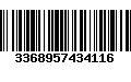 Código de Barras 3368957434116