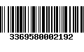 Código de Barras 3369580002192