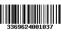 Código de Barras 3369624001037