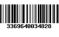 Código de Barras 3369640034828