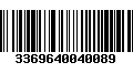 Código de Barras 3369640040089