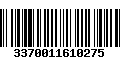 Código de Barras 3370011610275