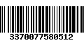 Código de Barras 3370077580512