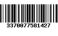 Código de Barras 3370077581427