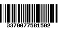 Código de Barras 3370077581502