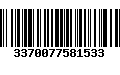 Código de Barras 3370077581533