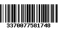 Código de Barras 3370077581748