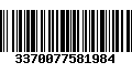 Código de Barras 3370077581984