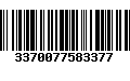 Código de Barras 3370077583377