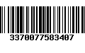 Código de Barras 3370077583407