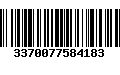 Código de Barras 3370077584183