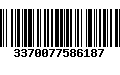 Código de Barras 3370077586187