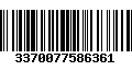 Código de Barras 3370077586361