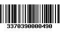 Código de Barras 3370390000490