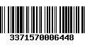 Código de Barras 3371570006448