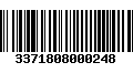 Código de Barras 3371808000248