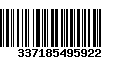 Código de Barras 337185495922