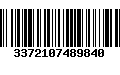 Código de Barras 3372107489840