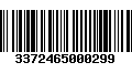 Código de Barras 3372465000299