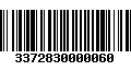 Código de Barras 3372830000060