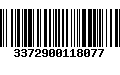 Código de Barras 3372900118077