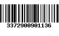 Código de Barras 3372900901136