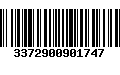 Código de Barras 3372900901747