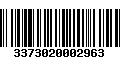 Código de Barras 3373020002963