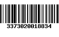 Código de Barras 3373020018834