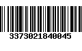 Código de Barras 3373021840045