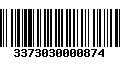 Código de Barras 3373030000874